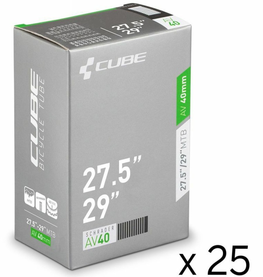 Bike Parts Cube Cube 27.5 / 29 Av 40Mm Mtb Tube (25 Workshop Pack) Outlet