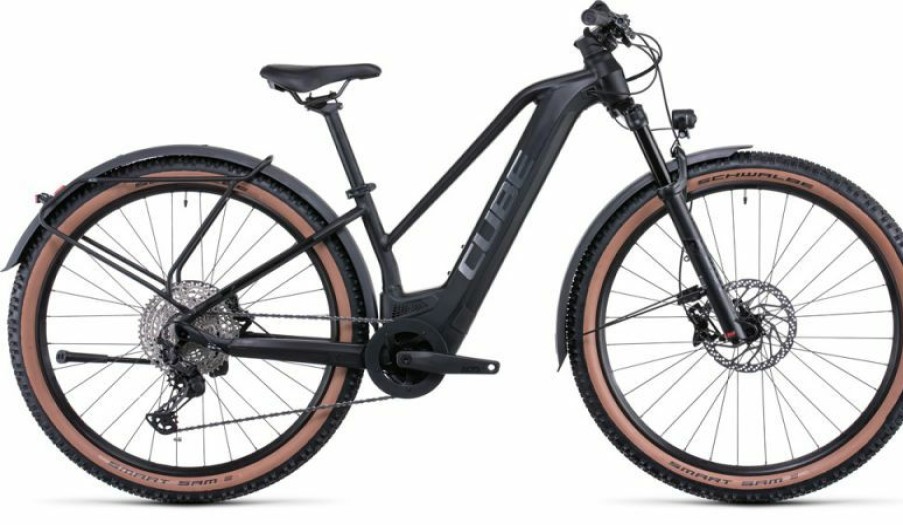 Cube E-Bike Cube Cube Reaction Hybrid Sl 625 Allroad 29 Lady Black N Metal Outlet