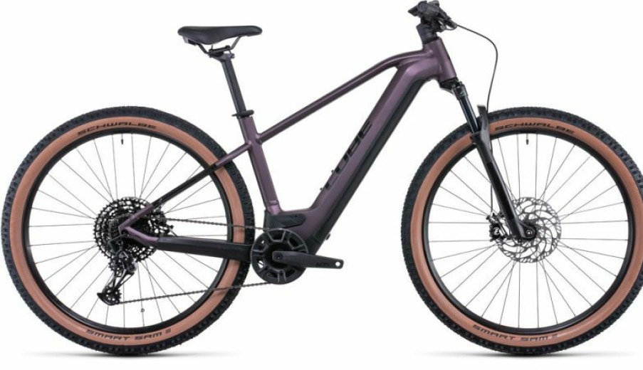 Cube E-Bike Cube Cube Reaction Hybrid Exc 750 29 Smokylilac N Black Sale