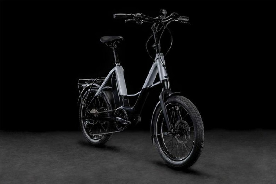 Cube E-Bike Cube Cube Compact Sport Hybrid 500 Black N Polarsilver Outlet