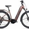 Cube E-Bike Cube Cube Touring Hybrid Exc 625 Easy Entry Mocha N Black Outlet