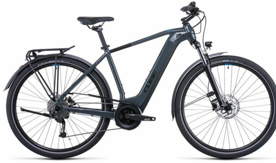 Cube E-Bike Cube Cube Touring Hybrid One 625 Grey N Blue Discount