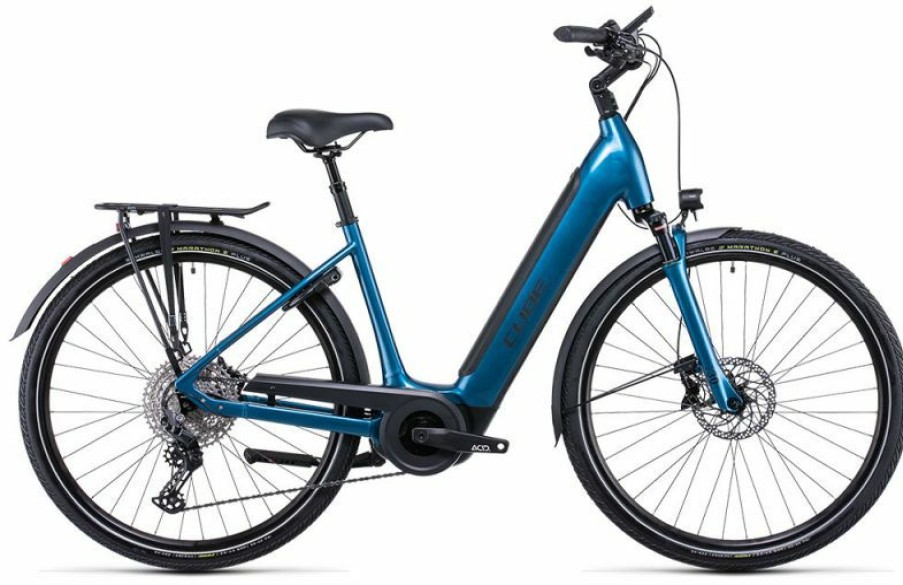 Cube E-Bike Cube Cube Supreme Sport Hybrid Exc 625 Easy Entry Blue N Black Discount