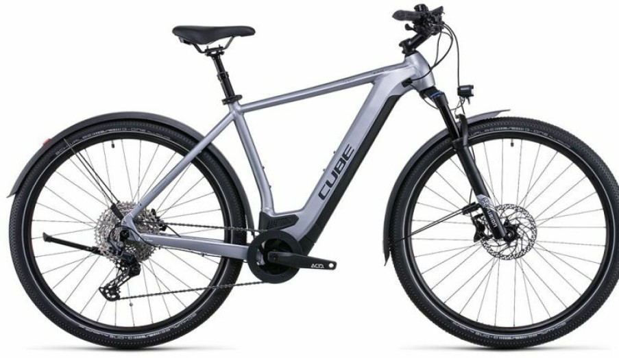 Cube E-Bike Cube Cube Nuride Hybrid Exc 625 Allroad Polarsilver N Black Sale