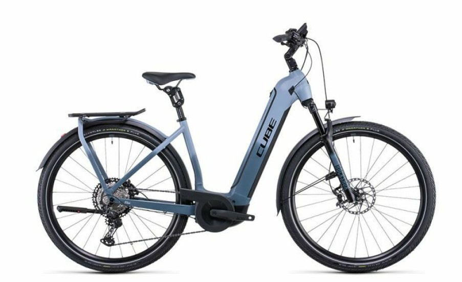 Cube E-Bike Cube Cube Kathmandu Hybrid Slt 750 Easy Entry Storm N Grey Discount