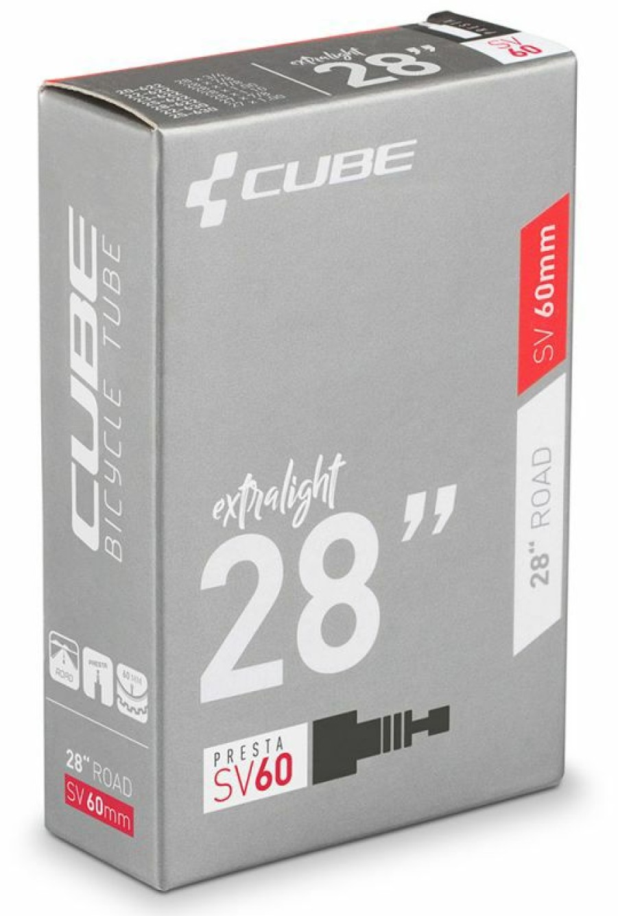 Bike Parts Cube Cube Tube 28 Road Sv 60Mm Extra Light Discount