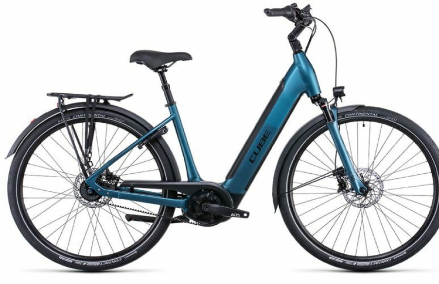 Cube E-Bike Cube Cube Supreme Hybrid Exc 500 Easy Entry Blue N Black Discount