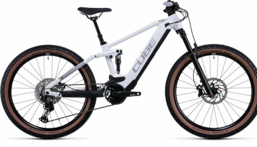 Cube E-Bike Cube Cube Stereo Hybrid 120 Sl 625 27.5 White N Grey Outlet