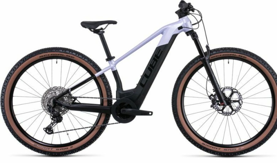 Cube E-Bike Cube Cube Reaction Hybrid Slt 625 29 Violetwhite N Black Sale