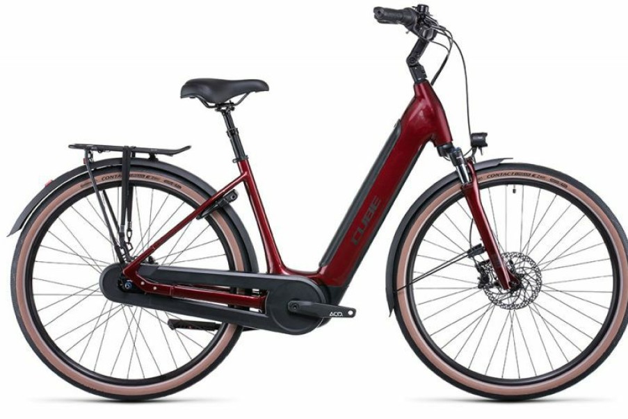 Cube E-Bike Cube Cube Supreme Rt Hybrid Pro 500 Easy Entry Red N Black Online