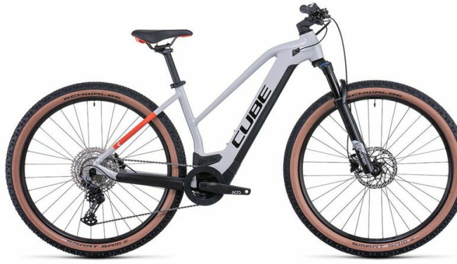 Cube E-Bike Cube Cube Reaction Hybrid Pro 500 Lady Grey N Red Outlet