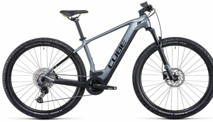 Cube E-Bike Cube Cube Reaction Hybrid Pro 625 Flashgrey N Green Sale