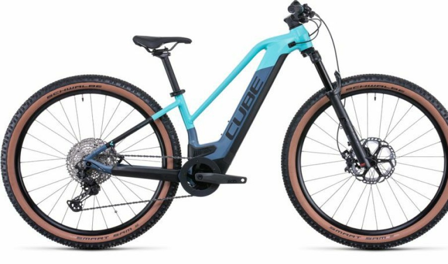 Cube E-Bike Cube Cube Reaction Hybrid Slt 625 29 Lady Denim N Iceblue Sale